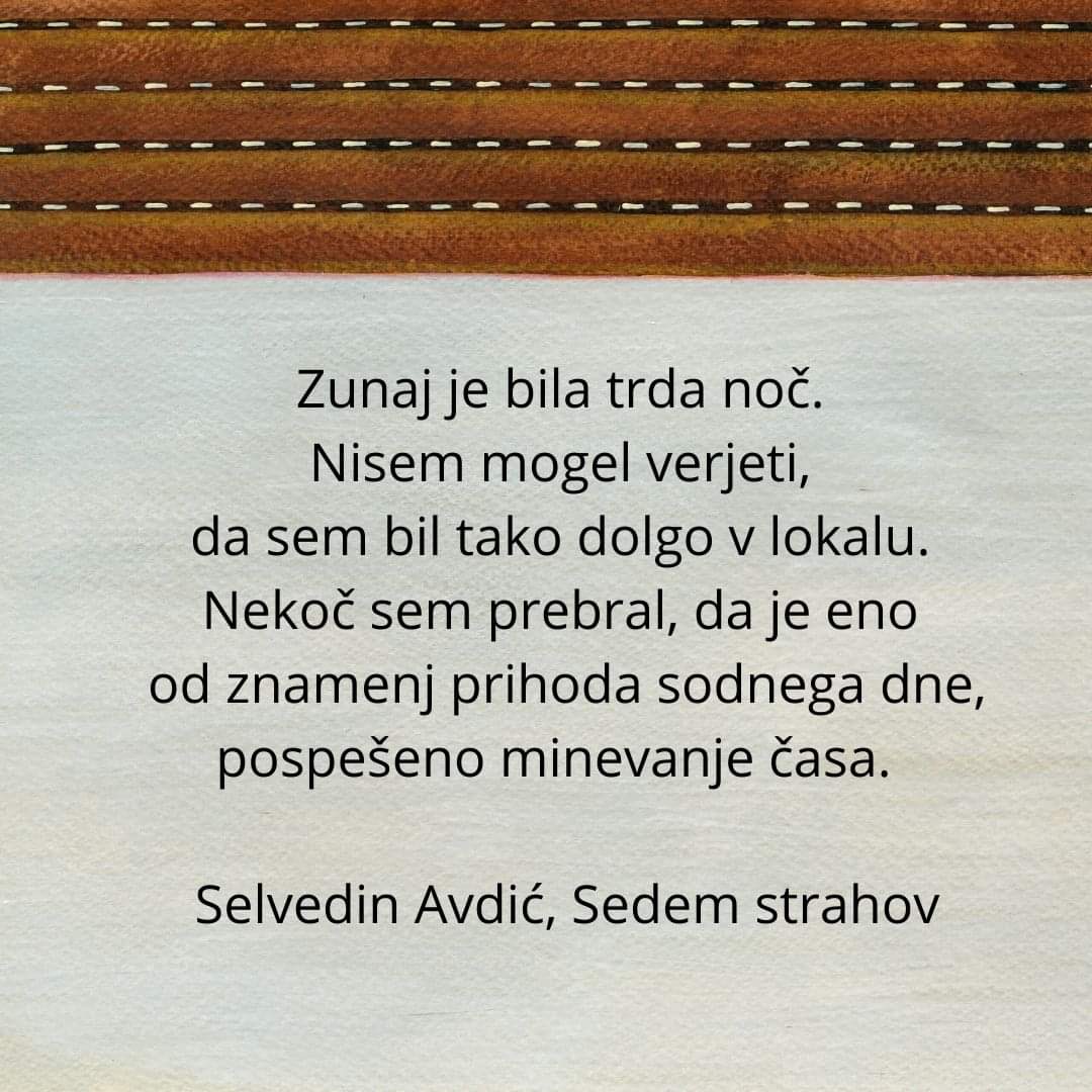 katjastingl's tweet photo. Priporočam. Vrhunski bosanski žilorez. Nič manj, kot življenje samo. https://t.co/ERzQJ4lRkX https://t.co/hAESkhXYVA