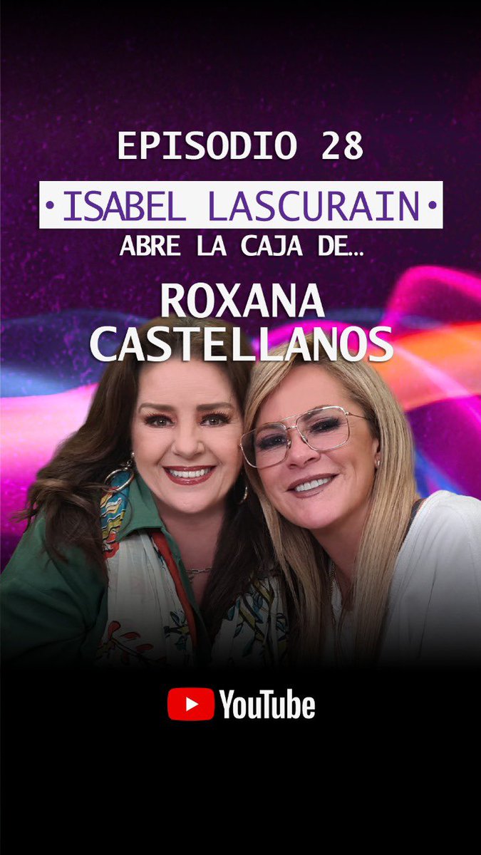 Isabellascurain's tweet photo. Esta semana, mi invitada es mi querida ROXANA CASTELLANOS.
 Isabel Lascurain Abre la caja de … 
@larox07 

https://t.co/tZhFH1j97o https://t.co/dgWH6KQqU6
