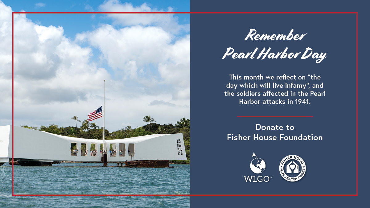 This Pearl Harbor Day, we reflect on "the day which will live infamy", and those affected on December 7, 1941. In recognition we encourage you to give back to <a href="/FisherHouseFdtn/">Fisher House</a> and support military members. 🇺🇸 ➡️ ow.ly/61hR50Gsc6U

#WLGO21 #FisherHouseFoundation #GolfForGood