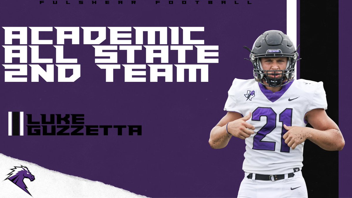 Congratulations to 
Luke Guzzetta 
<a href="/luke_guzzetta/">Luke Guzzetta</a>  
2nd Team Academic All State 
<a href="/fulshear_fball/">Fulshear Football</a> 
#WeAreFu1shear