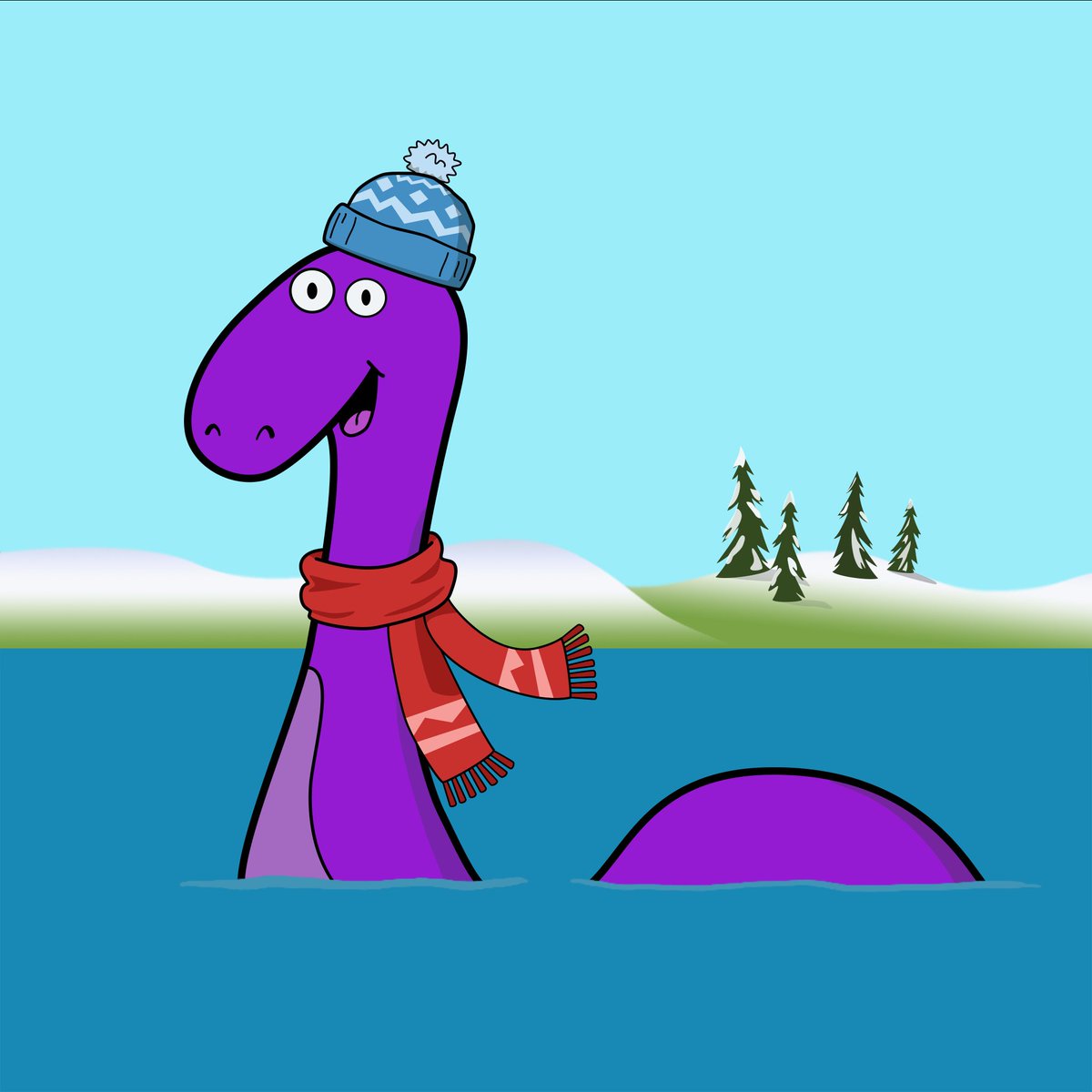 Good morning future Legends!

The water temperature today in Loch Ness is only 3 degrees!🥶🥶🥶 Better bundle up the LNLs so they're nice and cozy💚