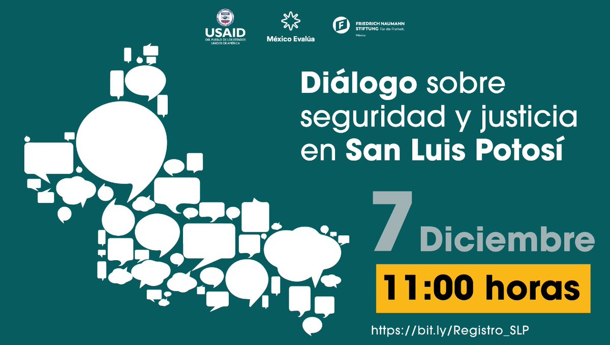 ¿Cómo le fue a #SanLuisPotosí en materia de justicia penal?

👥Te presentamos los resultados de #HallazgosSLP con <a href="/mexevalua/">México Evalúa</a> y con la presencia del <a href="/GobEdoSLP/">Gobierno del Estado de San Luis Potosí</a>, la <a href="/defensoriaslp/">Defensoría Pública del Estado de San Luis Potosí</a> y de la <a href="/FiscaliaSLP/">Fiscalía San Luis Potosí</a>. 

📢HOY
⏰11:00 horas
🔴Youtube Live