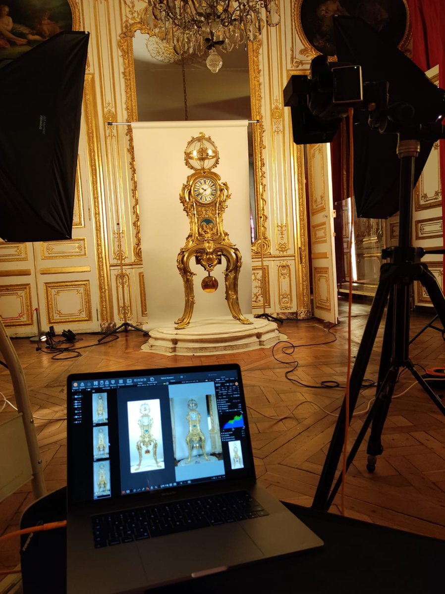 c2rmf's tweet photo. #CalendrierDelAvent Une opération d'envergure se prépare pour 2022! La pendule astronomique de Passemant, trésor du @CVersailles👑, arrive au C2RMF pour études & restauration
Nous sommes déjà à pied d'oeuvre!
#ConservationRestauration #VersaillesCollections #LouisXV @MinistereCC https://t.co/rDhohHQkjn