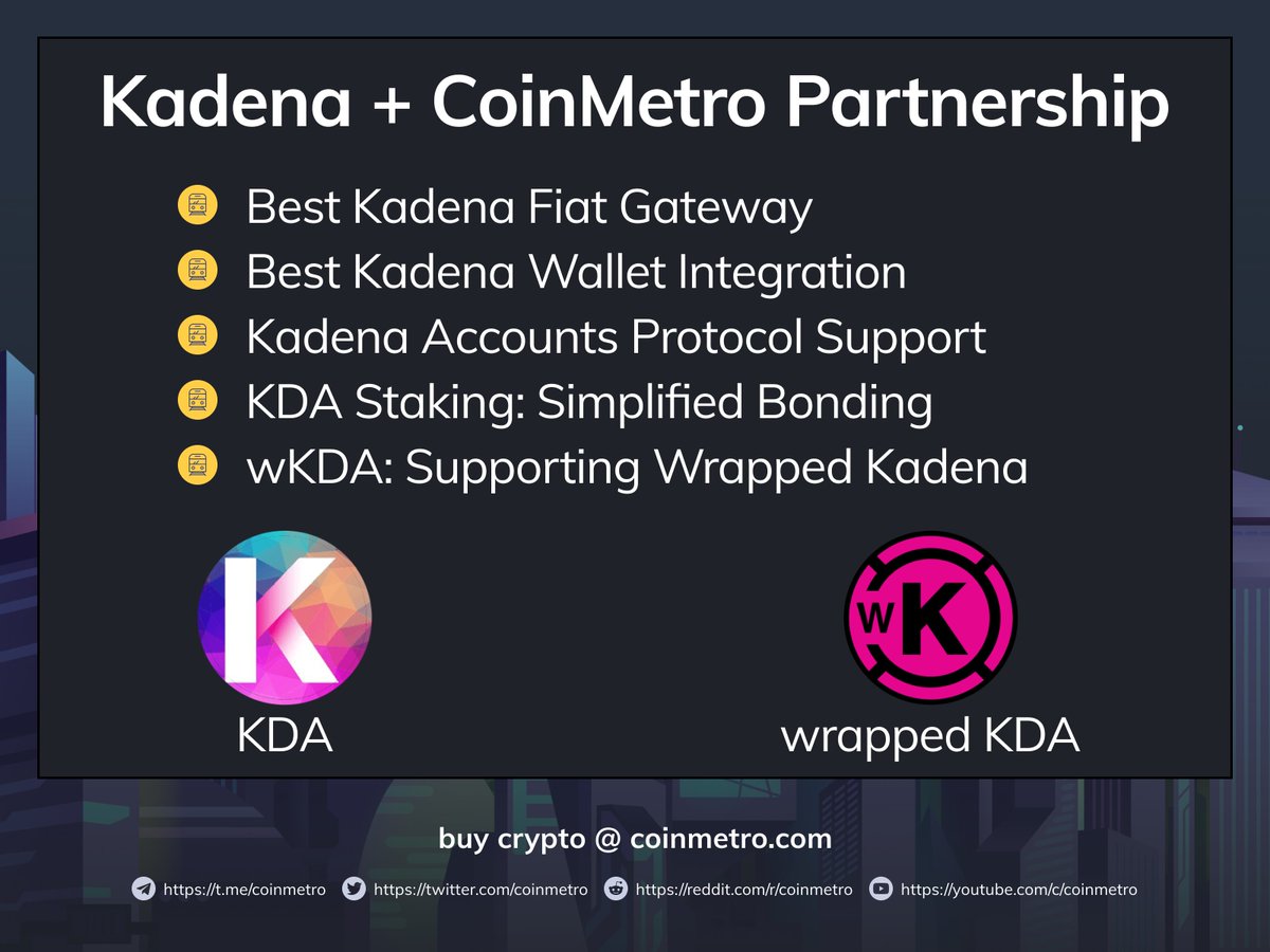 CryptoNeurox's tweet photo. Best place for your $KDA babies? ❤️

@CoinMetro  exchange has a partnership with @kadena_io that offers great value. 

$KDA @KadenaFeed #Kadena https://t.co/1zRgoJNbgO