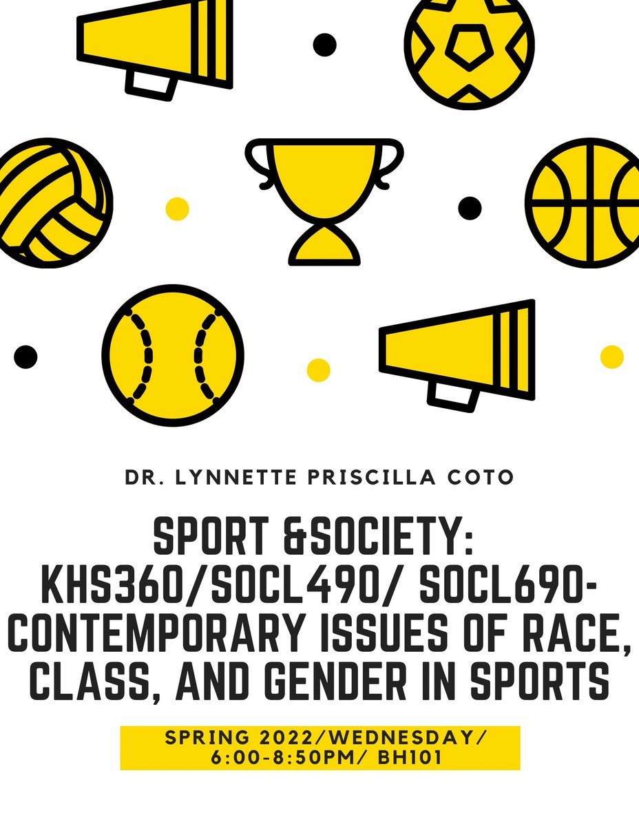 LSUS_HASS's tweet photo. Sports and Sociology go together like peas and carrots! Registration for Spring is open! https://t.co/ik0A4Wj87D