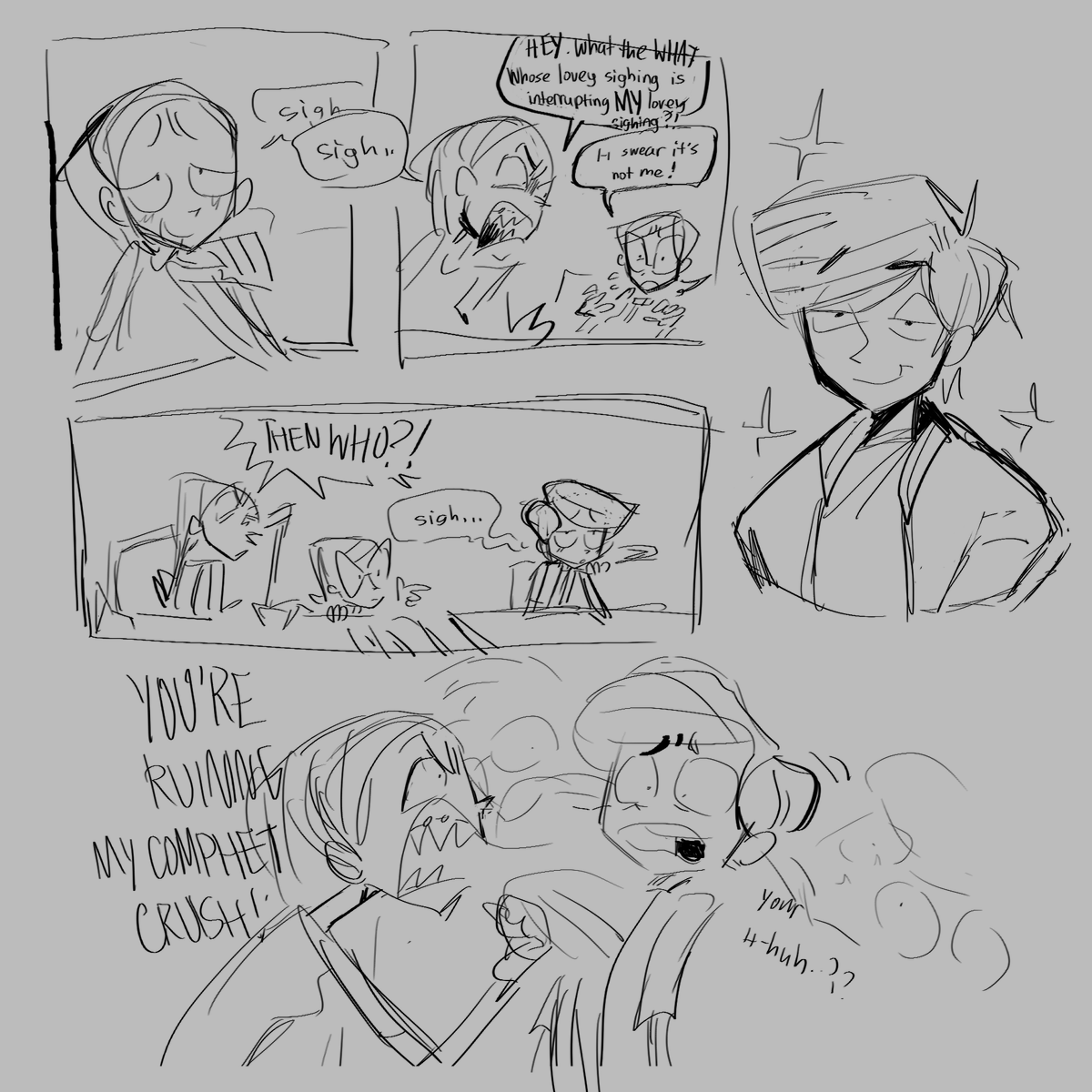 internal rambling through grojband comic then some silly stuff thats also groj 