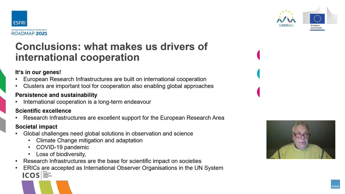 ICOS_RI's tweet photo. Our DG @wlkutsch presenting at the @ESFRI_eu  #ESFRIRoadmap2021  launch event. His presentation highlighted the importance of global cooperation and the role of  #ResearchInfrastructures such as @ICOS_RI as drivers for cooperation. https://t.co/MQ0eAeoJzB