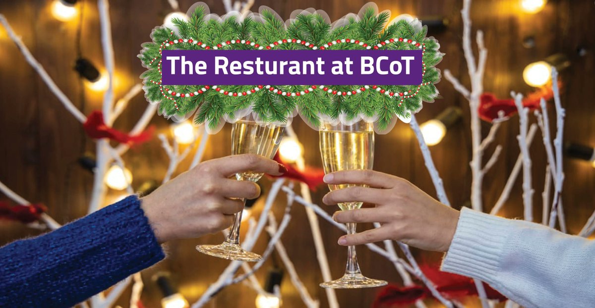 Last chance to dine and celebrate the festive season here at BCoT! 

The luxury menu is just the perfect way to get in the festive spirit. Dive yourself into the classic turkey or indulge into the halloumi stack.❄️

Check out our menu and book now!🍾 buff.ly/3kbo0gY