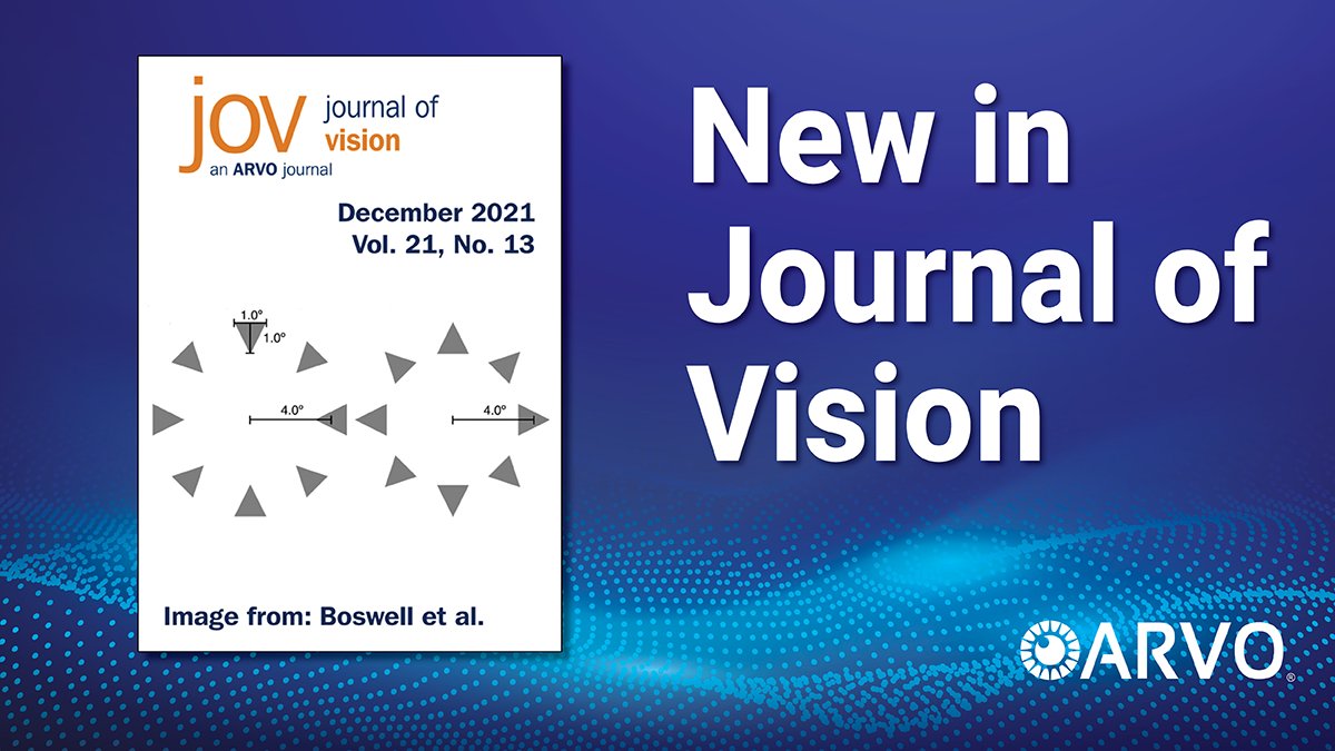 ARVOJOV's tweet image. New in JOV: &quot;A major role for retrieval and/or comparison in the set-size effects of change detection.”

Full article here: doi.org/10.1167/jov.21… @UWPsychology #VisualMemory #VisionScience #OpenAccess