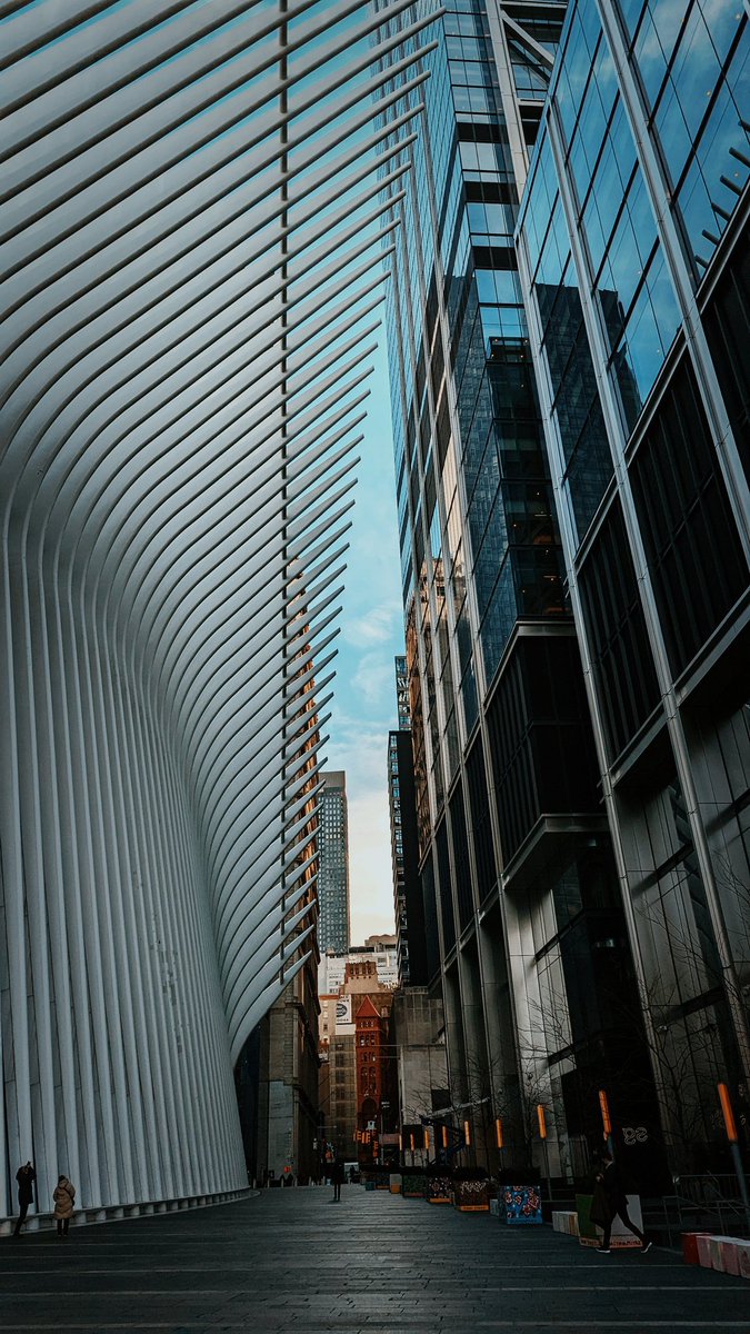Where the #Oculus and 3 World Trade Center go on a date. #NYC #StreetsOfNYC