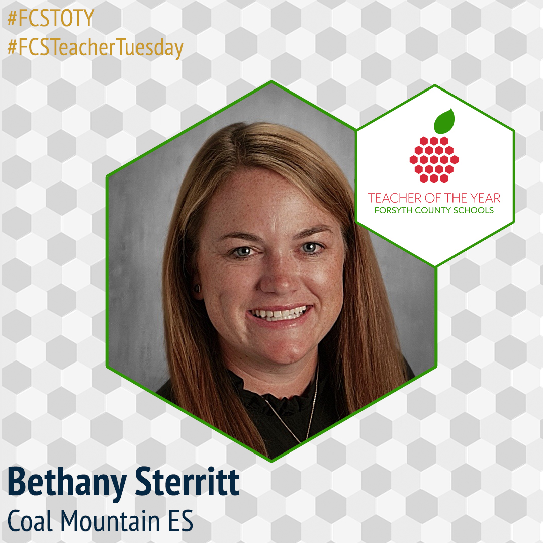Congratulations to our #FCSTeacherTuesday, Bethany Sterritt from <a href="/CoalMountainES/">Coal Mountain Elem</a>! #FCSTOTY