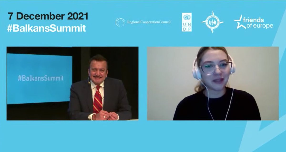 Question from Alesia Alldervishi at our #BalkansSummit: how do we build back trust in #WesternBalkan economies through its markets and competition?