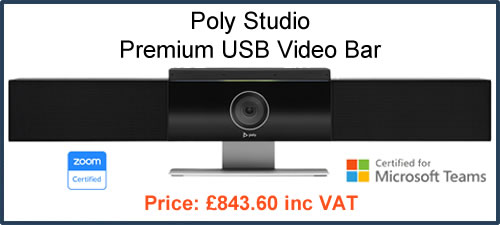 Poly Studio USB Video Bar #polystudio #polystudiousb #polystudiovideobar #videobar #zoomcertified #microsoftcertified