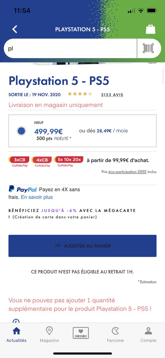 GincoAsylum's tweet photo. @Micromania_Fr  on aimerait bien pouvoir en acheter une là ça me dis que je peu pas en mettre dans mon panier vous trouver ça normal ? https://t.co/CPAFG5VjyL
