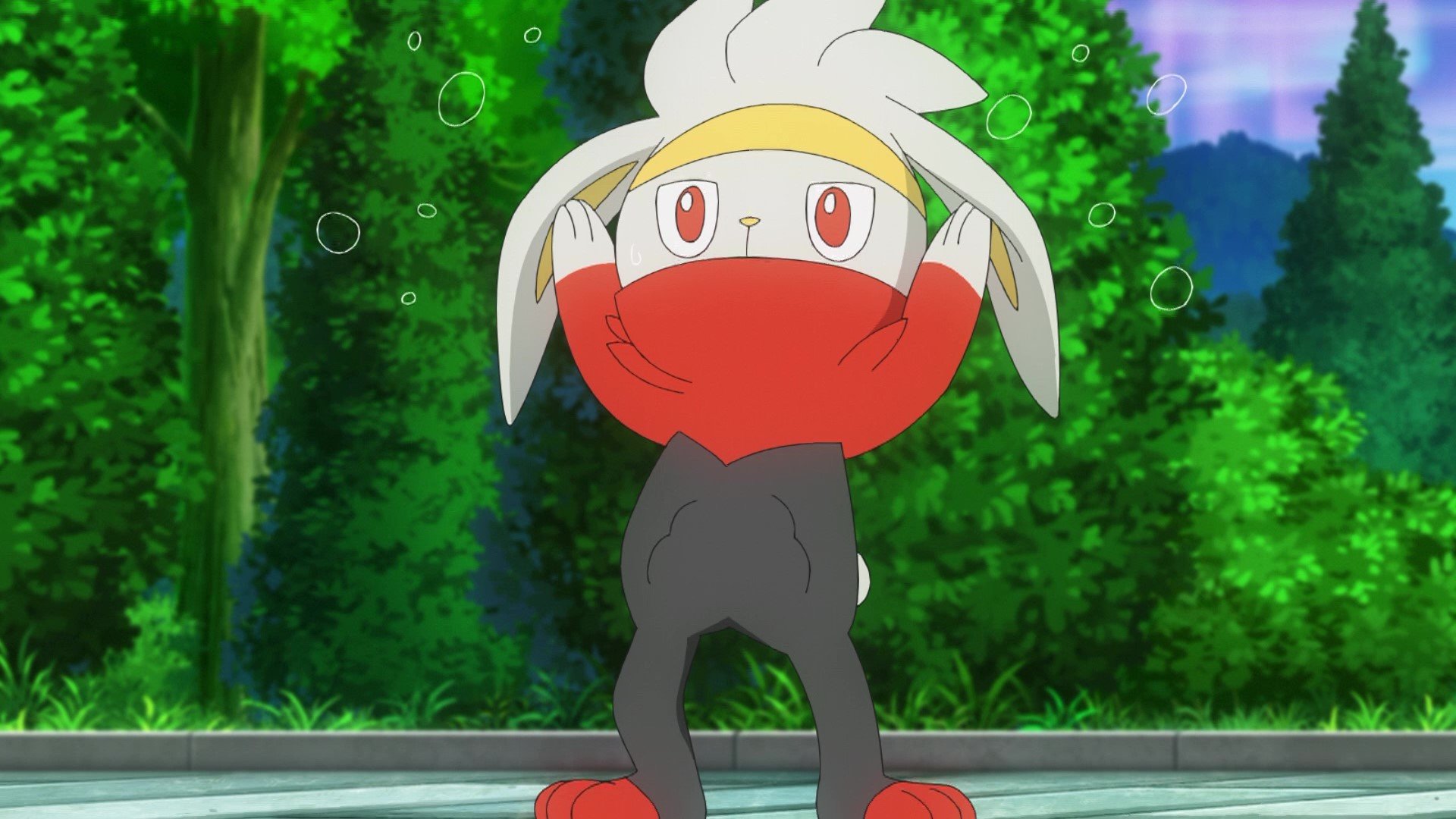 アニメ ポケットモンスター 公式 アニポケ 第90話では もうひとつの世界の時間の歪みで ゴウの エースバーン も進化前の姿に戻ってしまいます これには ラビフット も大慌て アニメ ポケットモンスター 毎週金曜よる6時55分 テレビ東京系で