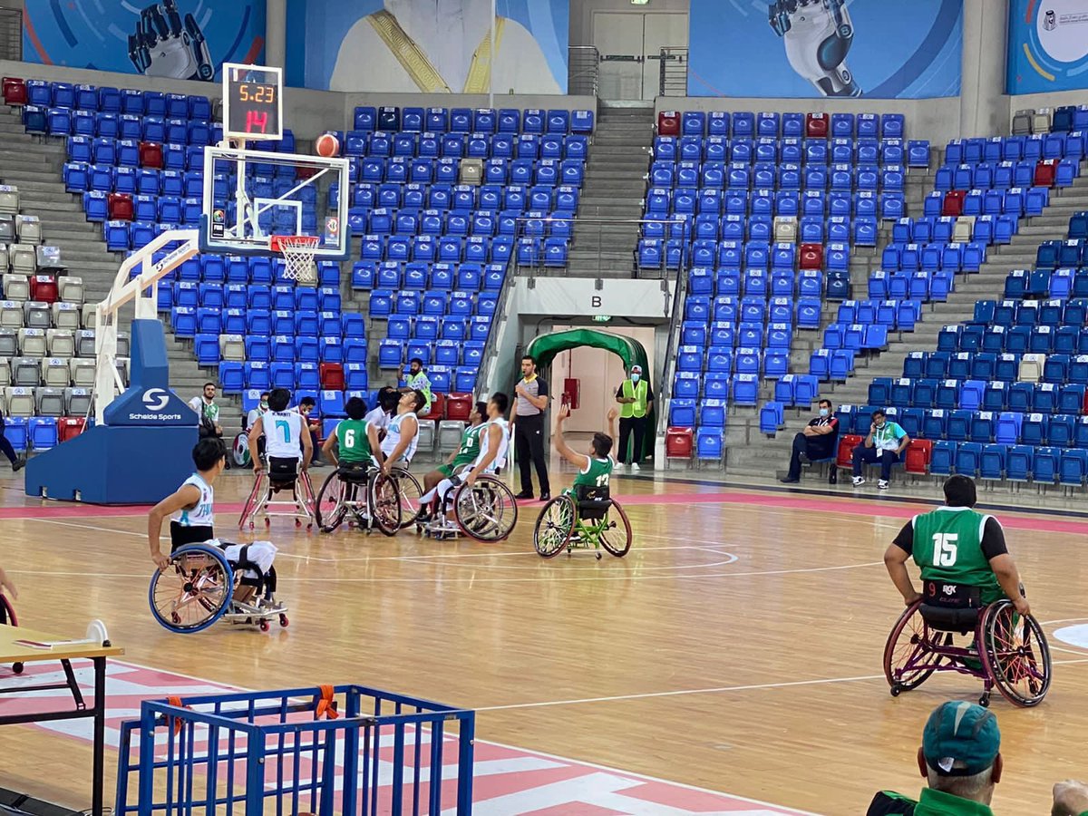 paralympic_sa's tweet photo. أخضر كرة السلة على الكراسي المتحركة يُحقق المركز الرابع على المستوى الآسيوي بعد خسارته 
 18 - 84 من تايلند التي حلت بالمركز الثالث ونالت البرونزية.
#دورة_الألعاب_البارالمبية_الآسيوية للشباب بالبحرين. 
#AsianYouthParaGames
 #Bahrain2021
https://t.co/NxPbfgxRoG
#هذه_البارالمبية https://t.co/pnklj1Ae3L