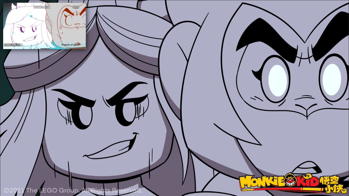 samuelreadart's tweet photo. Another Monkie Kid Character Layout featuring Monkey King and “Bone Demon Girl”!

#lego #monkiekid #legomonkiekid #flyingbark #flyingbarkproductions https://t.co/vgYkey5o4B