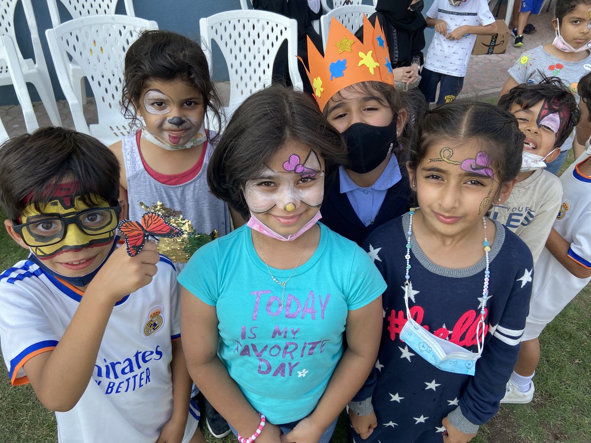 AIS_Grade2's tweet photo. Grade 2 students enjoyed face painting at the Under 8s Day. #AISGrade2 #AISUnder8sDay https://t.co/URMo7eCH9f
