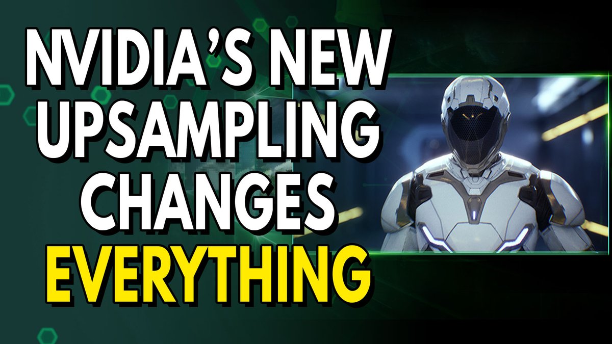 RedGamingTech's tweet photo. Forgot to tweet out yesterday's video 

#Nvidia's NEW #UPSAMPLING Changes Everything | #DLSS &amp; Nvidia Image Scaling Analysis #PCGaming 

https://t.co/lJNseo2ACb https://t.co/FZdxfmUDWi