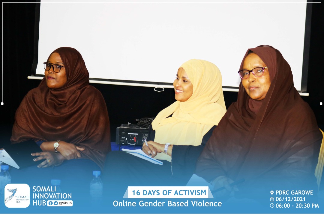 SiHubSomalia's tweet photo. Special thanks to H.E minister Amina osman Haji and the entire @MOWDAFA team  for their collaboration of the 16 days activism themed event Creating Inclusive Safe Online Spaces. It was a  great visionary team to work with.Together we can achieve our goals to end online GBV. https://t.co/GTxYgwkROU