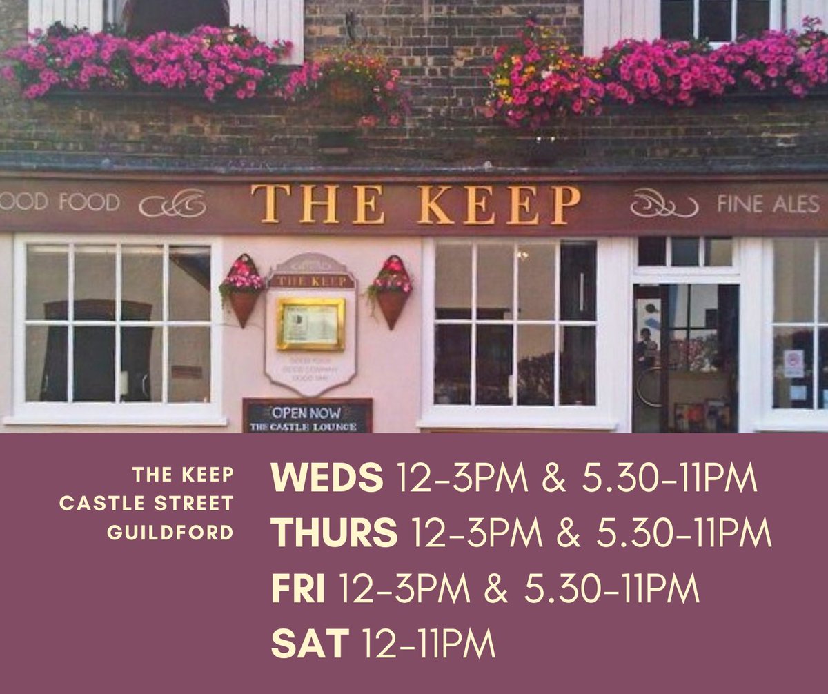 thekeeppub's tweet photo. Planning to pop in and see us at The Keep for a mulled wine or a hot toddy?
Here are our opening hours! #thekeep #guildford #gfordindie #pubsinguildford #experienceguildford https://t.co/6t2eg1ND3A