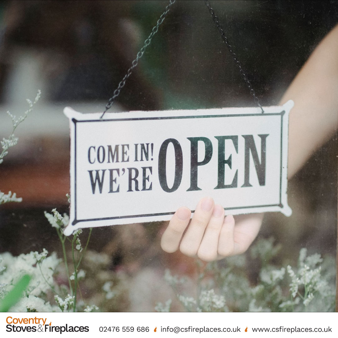 csfireplaces's tweet photo. Brrr! It's quite cold out there, isn't it?🥶 Luckily, the warmest fireplace shop in town is re-opening its doors today! 🔥
Come on in to see our wide range of wood burning stoves, gas fires, and electric fireplaces: https://t.co/6onMC7dtnf

#coventry #kenilworth #leamington https://t.co/N1c0ZzV67L