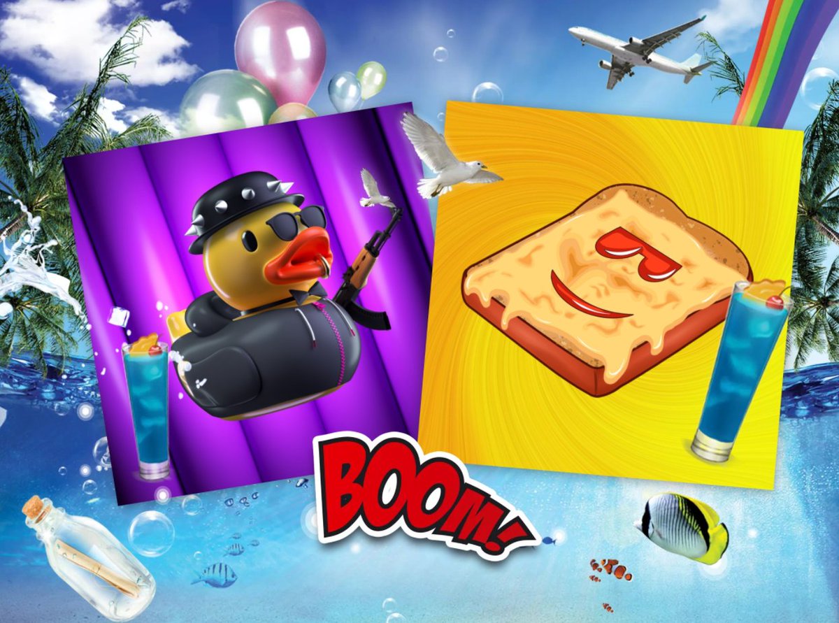 #NFTGiveaway 🦆🍞

Prizes:🏆🔥

1 xNFT <a href="/SolDuckNFTs/">SolDuckNFTs</a> 
1 xNFT <a href="/toastpunk/">🍞ToastPunk.eth</a> 

To participate:‼️ 

1. Like❤️&amp; RT
2. Follow <a href="/SolDuckNFTs/">SolDuckNFTs</a>
and <a href="/toastpunk/">🍞ToastPunk.eth</a> 
3. Join both discords discord.gg/wB52kmdnfD 
discord.com/invite/toastpu…
4. Tag 3 friends 

Good luck! 48H🍀 #flexlove