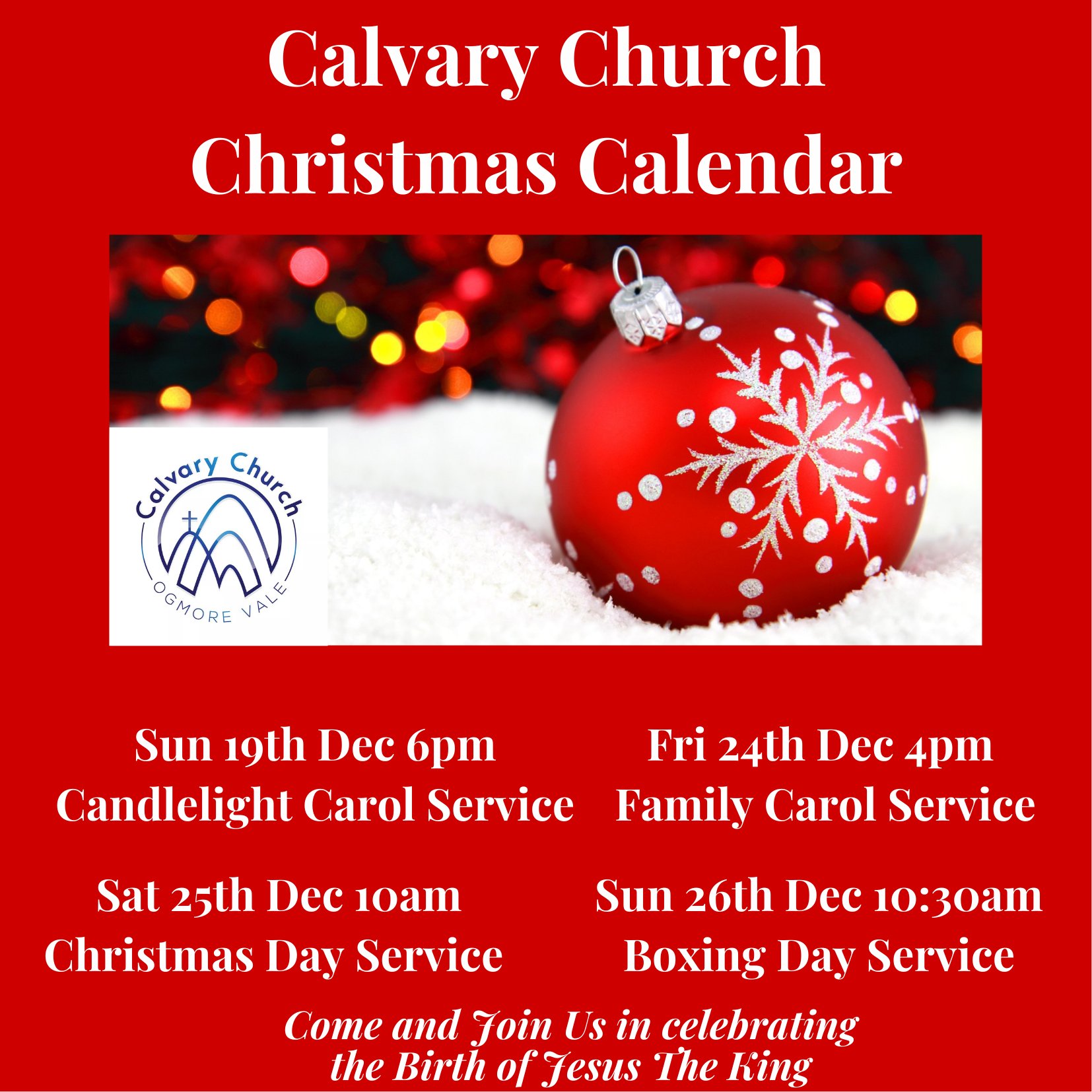 Calvary Christmas Ormond Beach 2022 Calvary Ogmore Vale (@Calvaryogmore) / Twitter