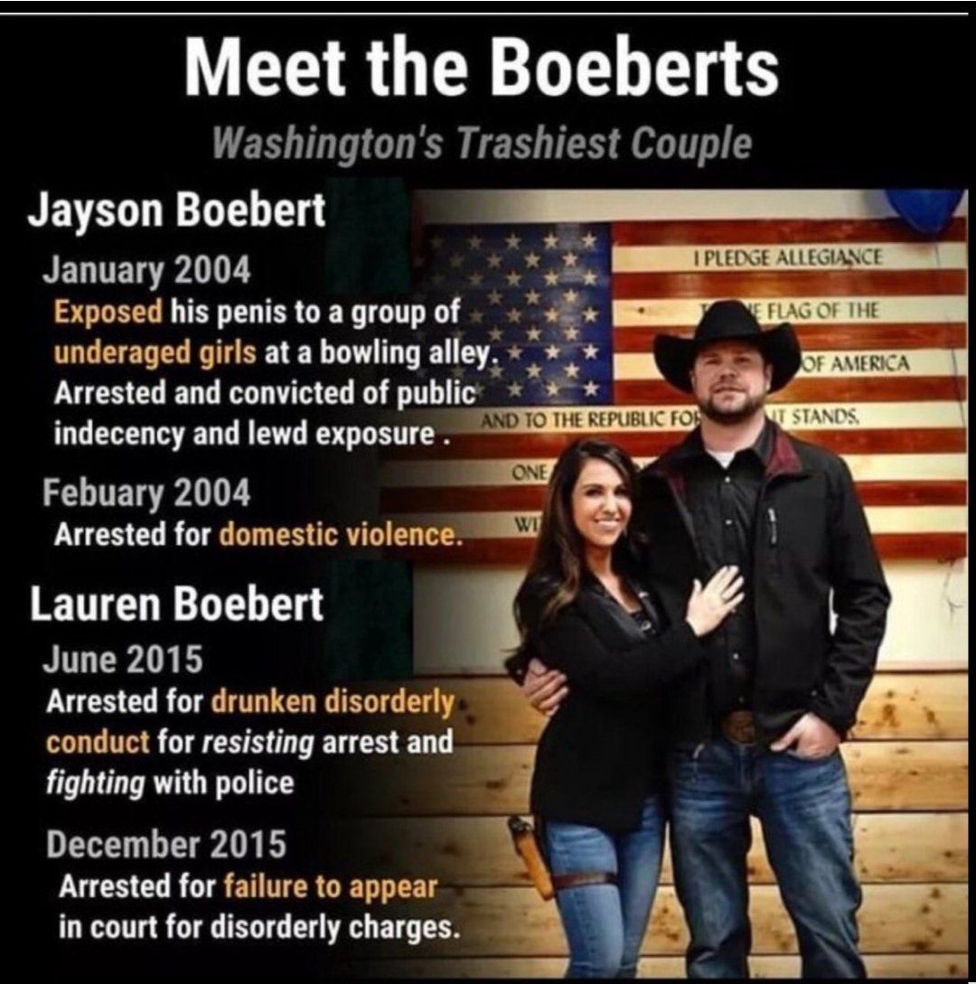 Retired56069055's tweet photo. @laurenboebert How's your pedo husband doing? Because your supporters love pedophiles. https://t.co/brwUWl2JCY