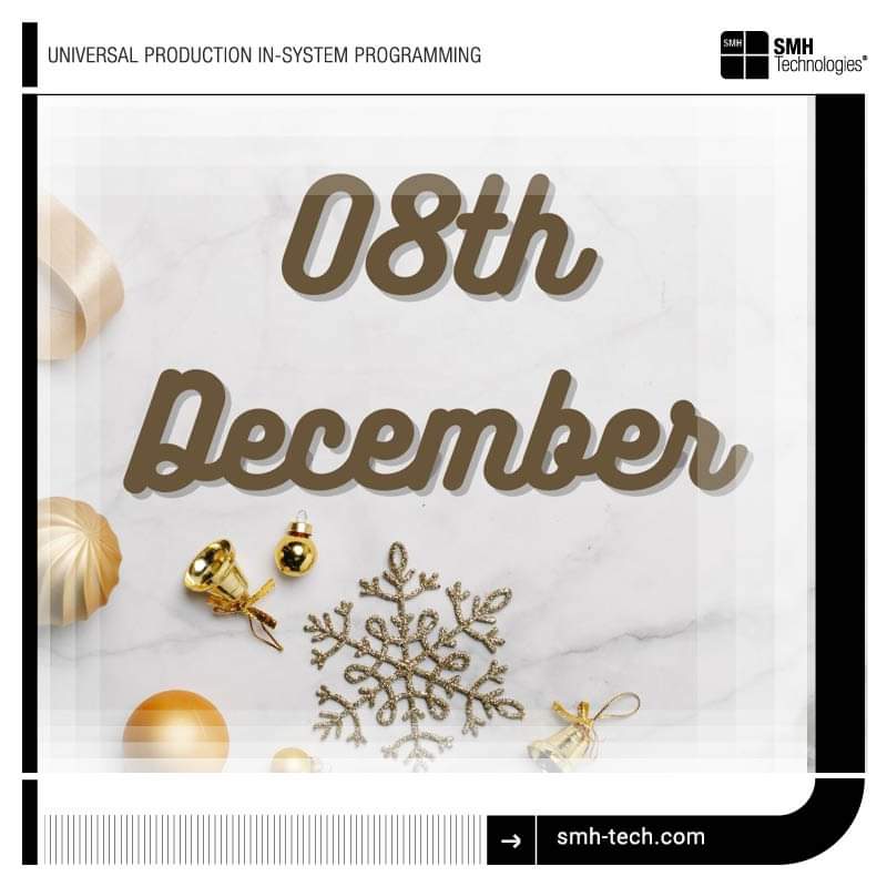 On Wednesday, December 8th, our offices will be closed for Italian Public Holiday.
We will be back in service on Thursday.
 
Enjoy the day, <a href="/SMHTechnologies/">SMH Technologies</a> is always by your side!