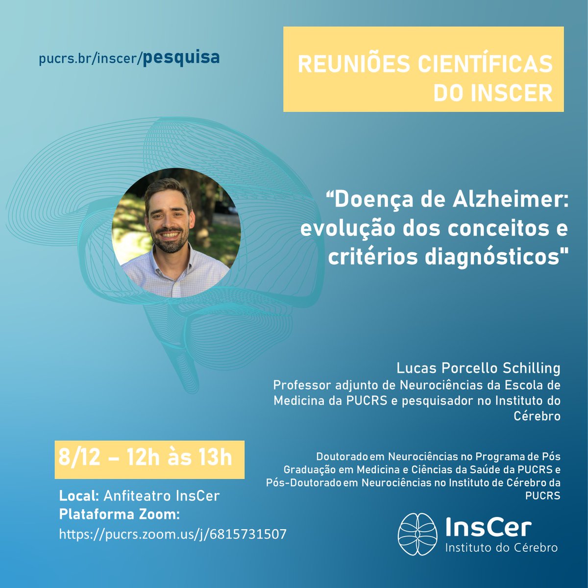 cerebro_rs's tweet photo. É amanhã! Não percam a última Reunião Científica de 2021. Para assistir online, acesse o link https://t.co/J0vNT6aUzv https://t.co/OftpxlamaC