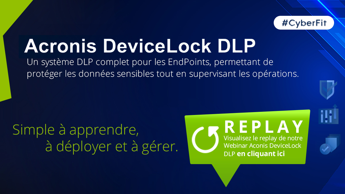 📌 <a href="/Acronis/">Acronis</a> 
Spécialiste dans la sauvegarde sous toutes ses formes, <a href="/Acronis/">Acronis</a> ajoute la #prévention de la perte de données et le contrôle des périphériques à son portfolio #backup en rachetant la solution #DeviceLock.
public.d2b.com/campagne/?url_…