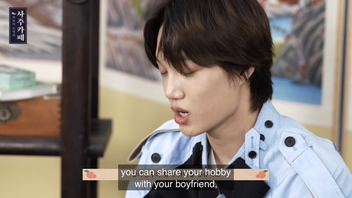 oshcuddles's tweet photo. Jongin telling fans to date because relationships are good and you can share hobbies together like watch EXO videos and be a fan together 😭🥺 https://t.co/CbGUrA07rS