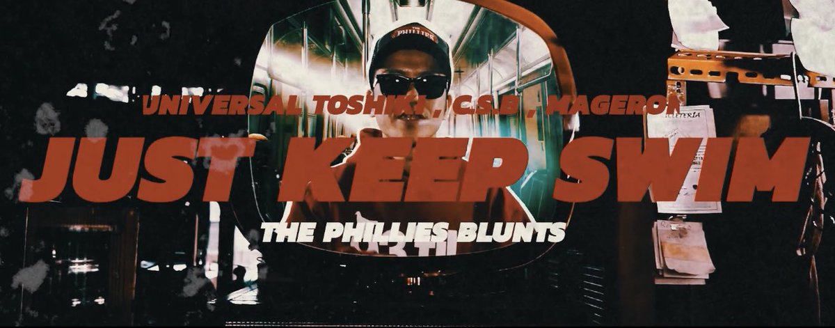 Rhymeboy's tweet photo. 【New MV��
The PHILLIES BLUNTS - JUST KEEP SWIM(UNIVERSAL TOSHIKI , C.S.B , MAGERON)
https://t.co/29pDwWUgao https://t.co/iKg4J1MVat