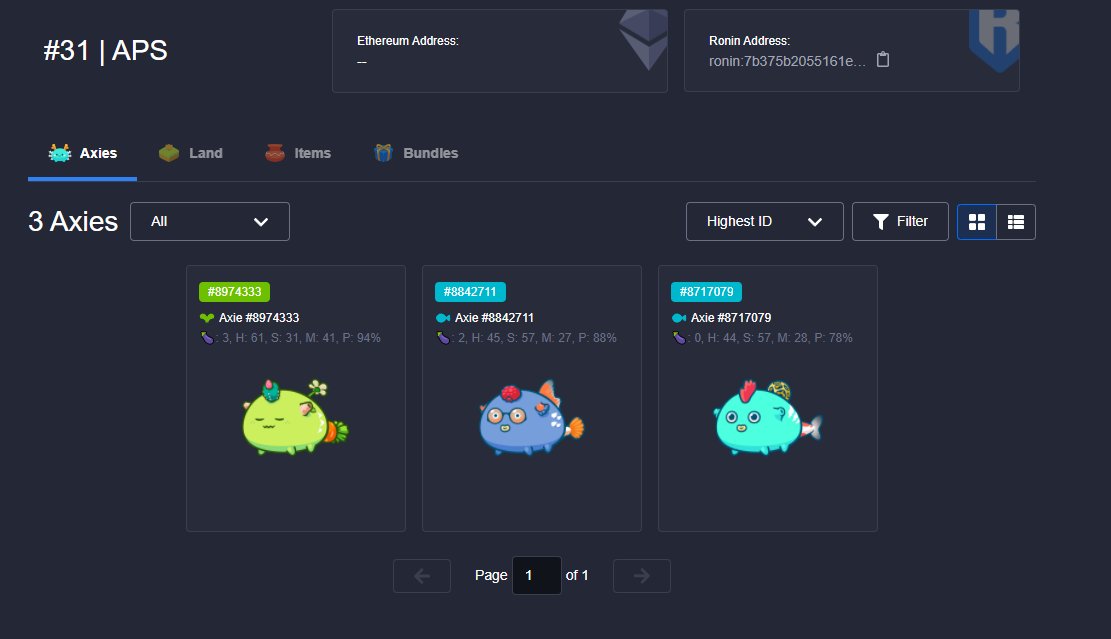 We have a new scholarship slot!

@AxiePeak is hiring!

Who is ready to take control of this team? 👇