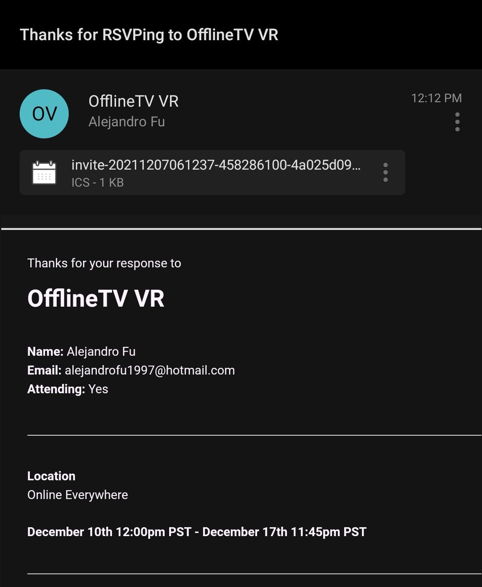 alejofa97's tweet photo. A esto se le llama felicidad #OTVVR. Vamos terminando bien el aรฑo. ๐ช https://t.co/gwzIaLCjjJ