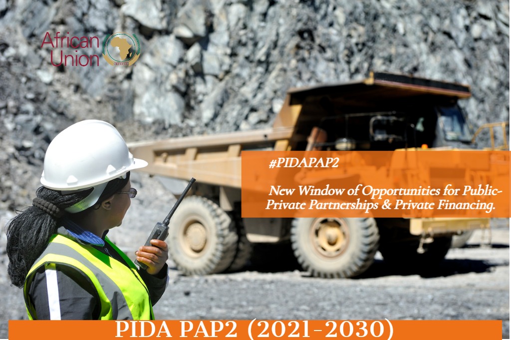 PIDA_Africa's tweet image. With 69 continental infrastructure projects in 
Transport, Energy, Transboundary water &amp;amp; ICT, 
#PIDAPAP2 (2021-2030) opens new window of opportunities for 
public-private partnerships &amp;amp; private financing within 
enabling environments set up by the public sector.