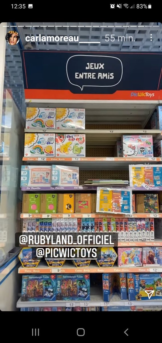 mariaaaaa99990's tweet photo. Les puzzles Rubyland se vendent comme des petits pains 🤭 Une affaire qui marche 😁 #rubyland #carlamoreau https://t.co/x4FJvlJz3f