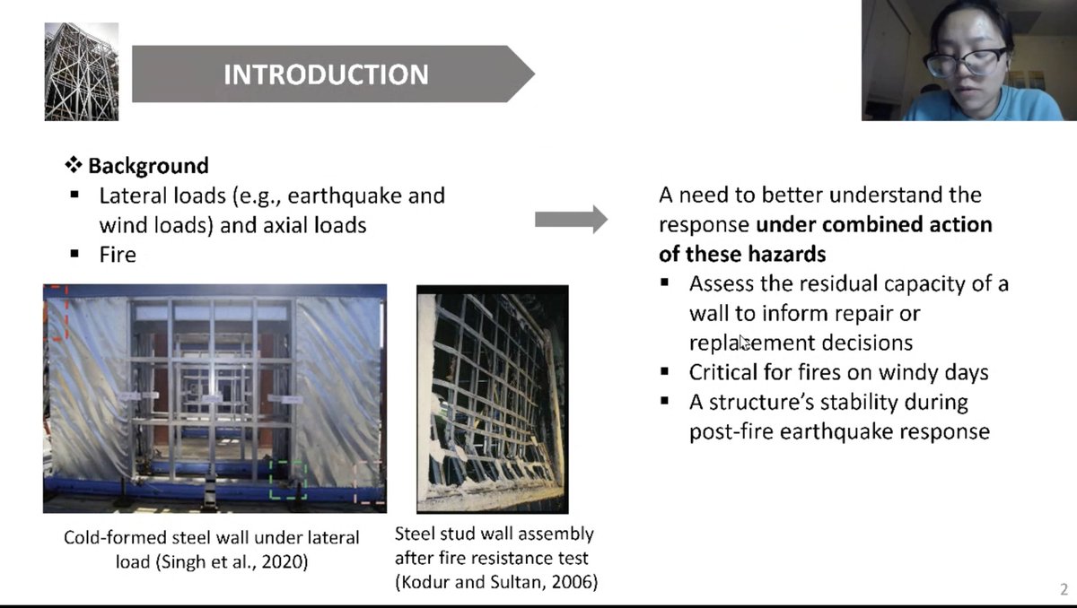 FrancescaLugar1's tweet photo. Modelling the performance of cold form steel stud walls under lateral load by @ni_shuna
#AOSFST2021 https://t.co/ENGwGXxW6z