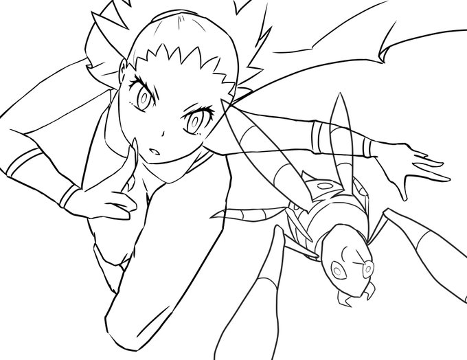 久しぶりの落書き
線画が楽しい
#ポケモンイラスト 