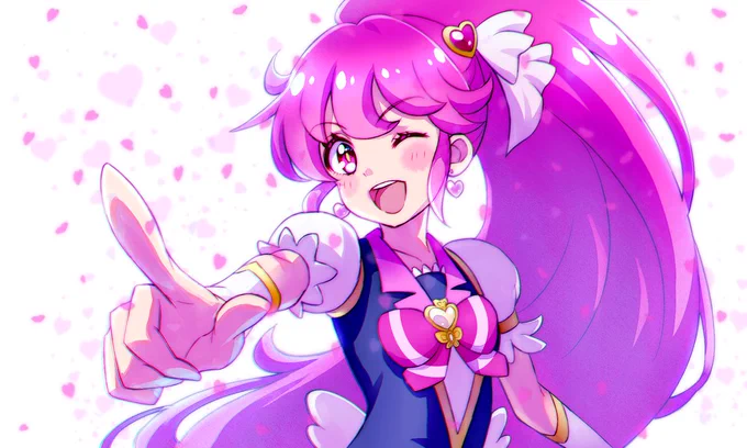 ハピネスちゅ～にゅ～💞
#precure #ハピチャ 
