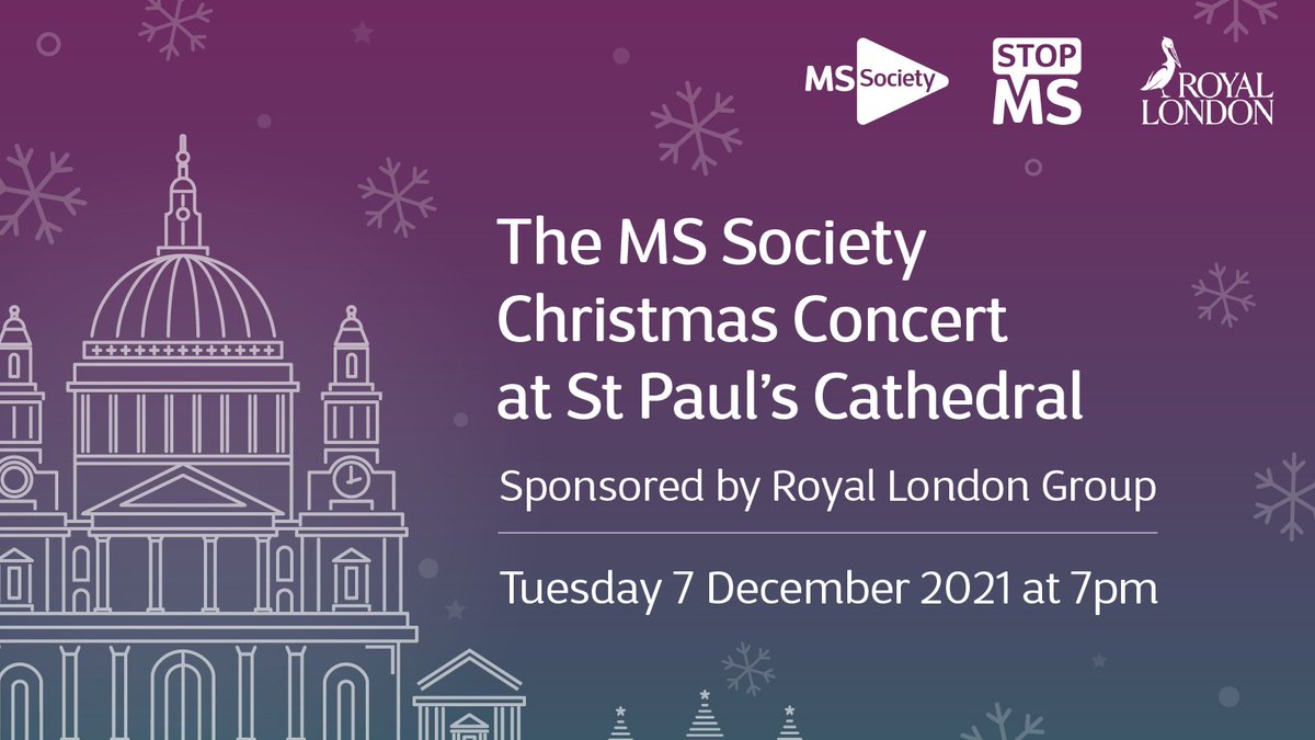 mssocietyuk's tweet photo. Our #MSChristmasCarols concert @StPaulsLondon is tonight at 7pm! πΆπ
Don't forget - if you're unable to join us in person, you can stream the whole event live via our Facebook and YouTube pages.
Watch via:
β‘οΈFacebook: https://t.co/8tn9ZCStCX
β‘οΈYouTube: https://t.co/mVTgqjl7l1 https://t.co/YJq24fRRdF