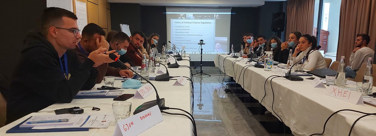 anakadov's tweet photo. 📢Today, @NDI #Albania joins #integrityweek w/University of Tirana by launching a Winter school of politicalfinance for 25 students from 4 faculties to learn, engage & discuss importance of #integrity in elections, party & campaign finanance! Thank you @UKinAlbania @AlastairKS https://t.co/UrHo2kN4TW