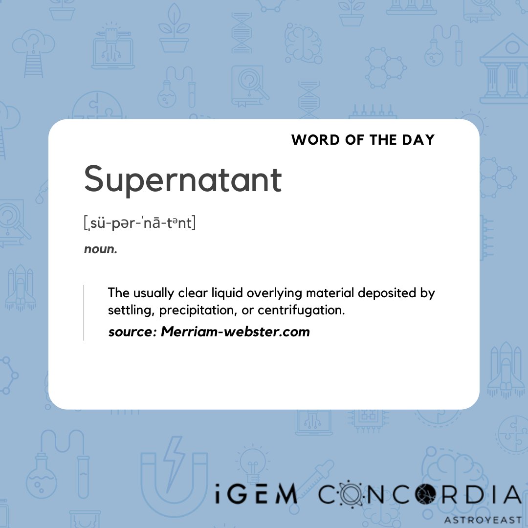 #Wordoftheday #Supernatant