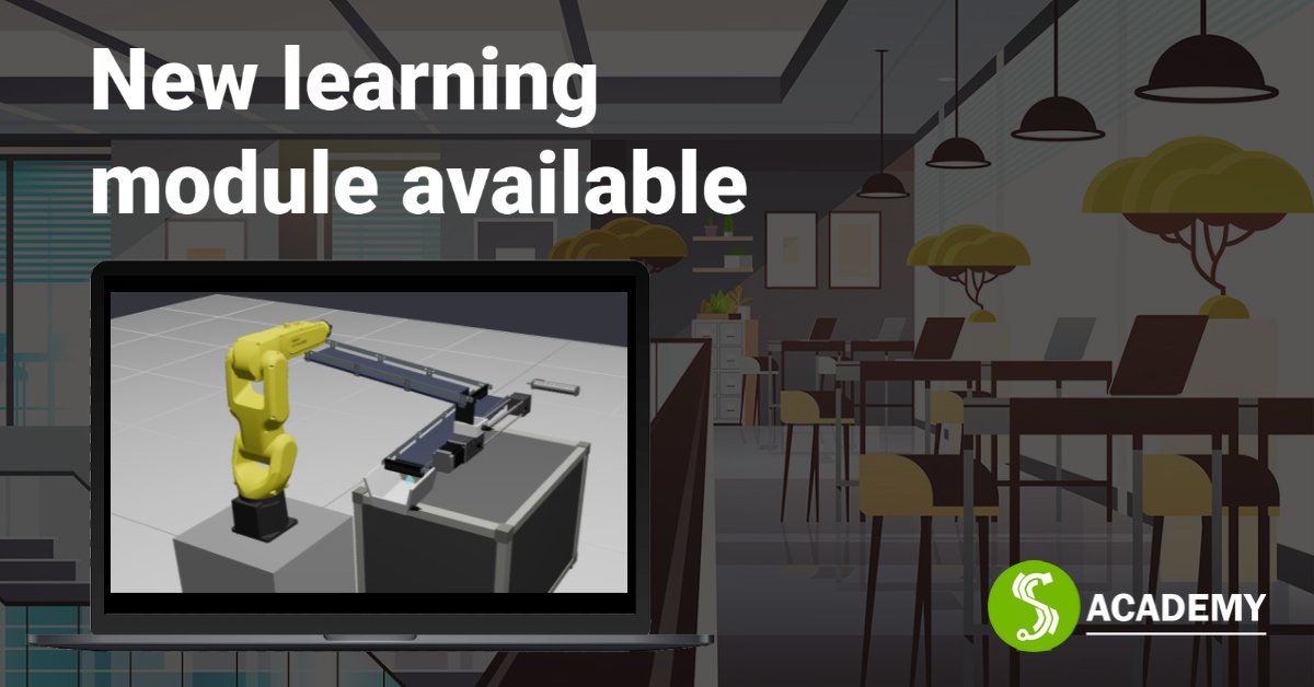 New learning content added to the Simumatik Academy &amp; available for all users 🙌

In this tutorial you will learn how to integrate Simumatik with the FANUC ROBOGUIDE software and get started using the FANUC LR Mate 200iD robot.

Check out the module here: ow.ly/9m0T50GYBGJ