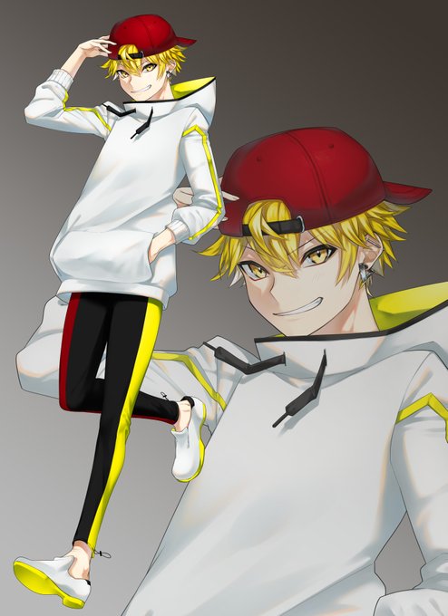 ら～めん。(@rpmen_ )のキービジュアル、
私が顔気に入らなかったから修正させてもらいました!イケメンになったね 