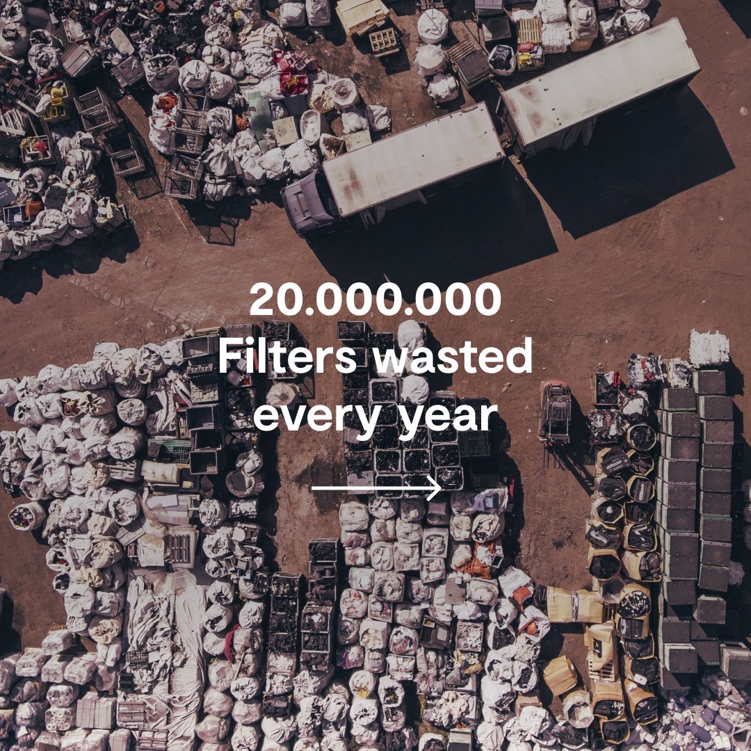 Vitesy_Tw's tweet image. Over 20 million filters are wasted every year. Millions and millions of garbage are produced every year.

With Eteria you save money because you don't have to buy a filter every 4-6 months and above all, you create absolutely no waste.

THIS is making a difference.