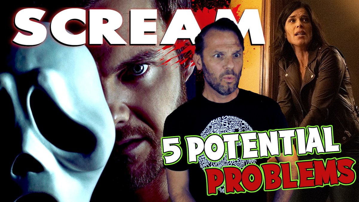 Drumdums's tweet photo. Ok we've talked about the signs of promise for the new Scream movie, now let's shift gears with what could be concerning. Let's discuss 5 potential PROBLEMS of Scream 2022. #Scream #PotentialProblems

https://t.co/MPOMDknoH1 https://t.co/vKnz9ngDMB