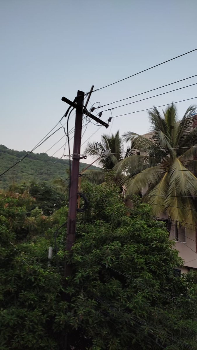 JamiNavya's tweet photo. @epdcl1 Hi team, due to damaged iron electricity pole, we are frequently getting electric shocks when we touch our house gate. After multiple complaints, they only provided temporary solutions like placing a wooden stick but it fails whenever it rains or heavy winds. Please help! https://t.co/TfFLVTLmj8