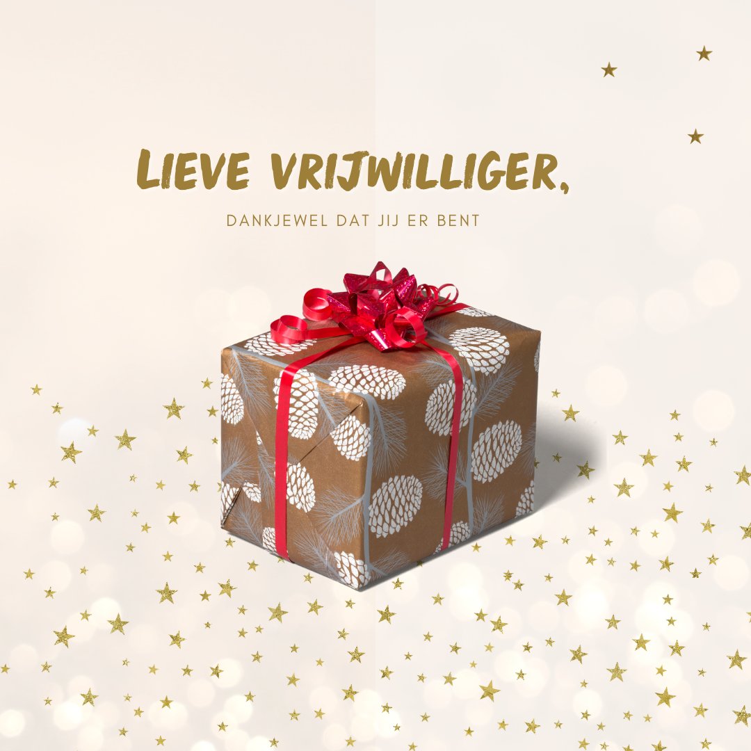 Het is vandaag de landelijke dag van de vrijwilliger. Ook voor ons hét moment om iedereen die afgelopen jaar voor een ander, zijn of haar buurt, organisatie of goed doel klaar stond, in het zonnetje te zetten. Zie eerselvoorelkaar.nl/december-kalen… voor ons cadeautje aan jou! #vrijwilligers
